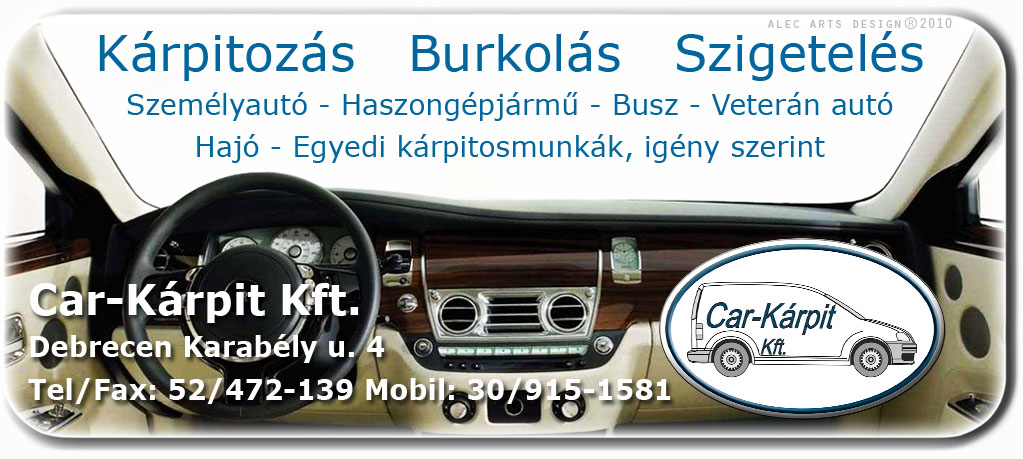 Car-Krpit Kft. Aut krpitozs Debrecen